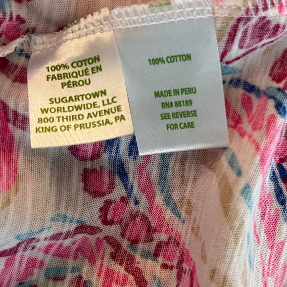 Brand New Etta Scoop Neck Shirt Lilly Pulitzer - Picture 5 of 7